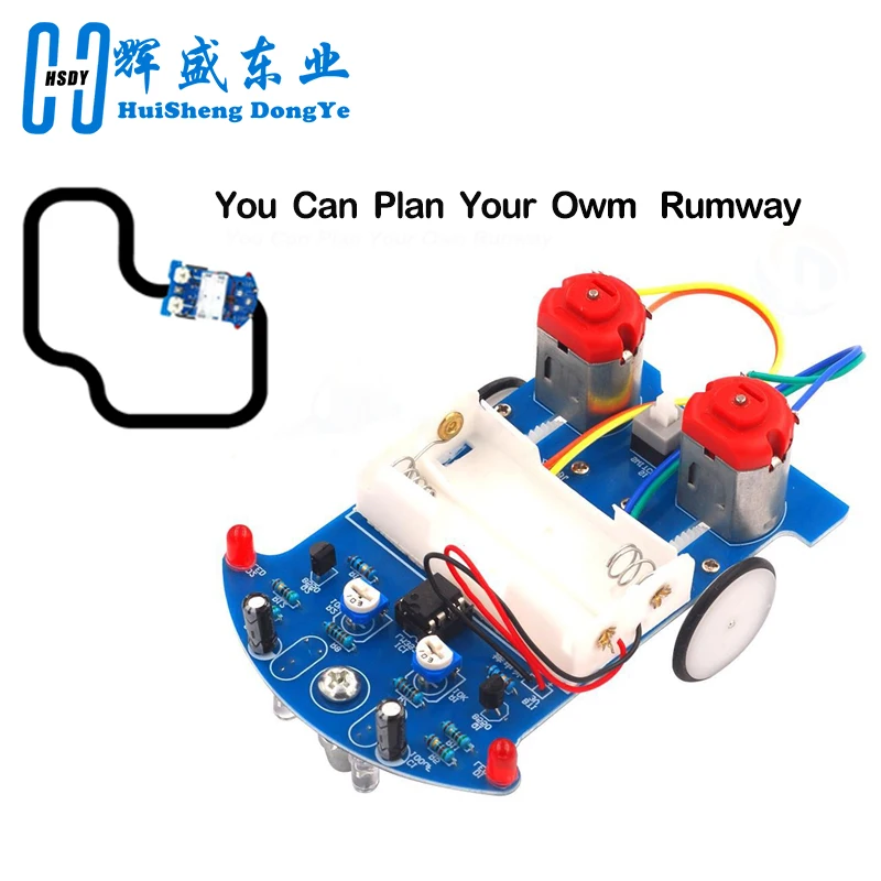 Placa de circuito de práctica de coche, pista inteligente. Placa de circuito de práctica de coche, pista inteligente.